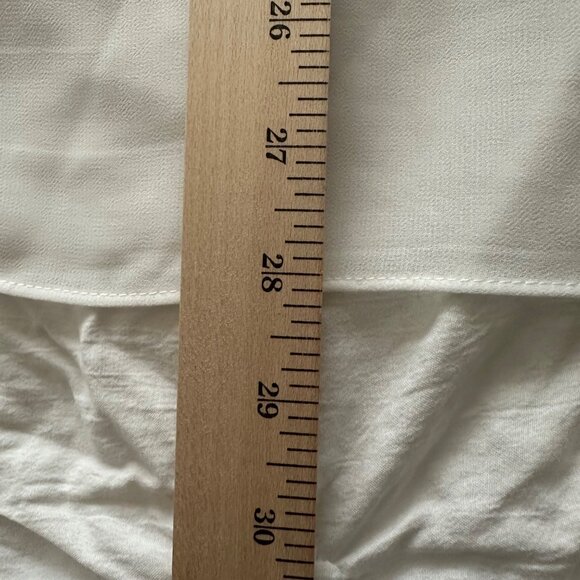 Calvin Klein Womens White Sleeveless Blouse 1X Lined Layered Flowy Feminine - Picture 11 of 11